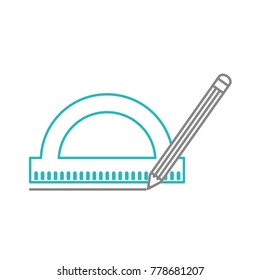 Isolated ruler design