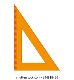 Isolated ruler on a white background, Vector illustration