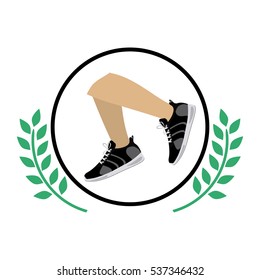 Isolated running shoes design