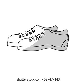 Isolated running shoes of training design