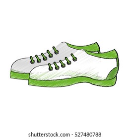 Isolated running shoes of training design