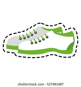 Isolated running shoes of training design