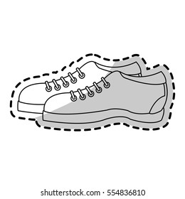 Isolated running shoes of training design