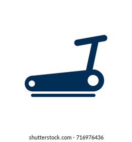 Isolated Running Track Icon Symbol On Clean Background. Vector Treadmill Element In Trendy Style.