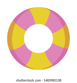 Isolated safe float design vector illustration