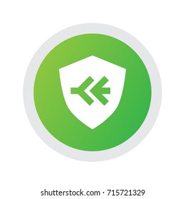 Isolated Safe Icon Symbol On Clean Background. Vector Connection Element In Trendy Style.