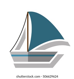 Isolated sailboat design