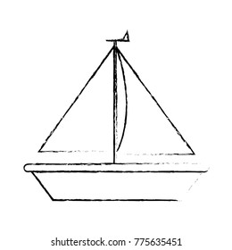 Isolated sailboat design
