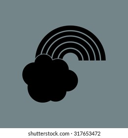 Isolated saint patrick's day icon on a blue background