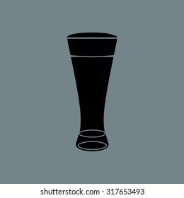 Isolated saint patrick's day icon on a blue background