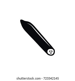 Isolated Salad Icon. Gherkin Vector Element Can Be Used For Gherkin, Cucumber, Salad Design Concept.