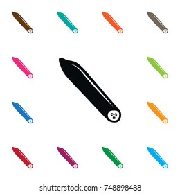 Isolated Salad Icon. Gherkin Vector Element Can Be Used For Gherkin, Cucumber, Salad Design Concept.