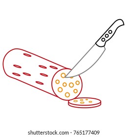 Isolated salami design