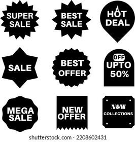 Isolated Sale Shop Online Digital Marketing Red Color Icon In White Background- Vector