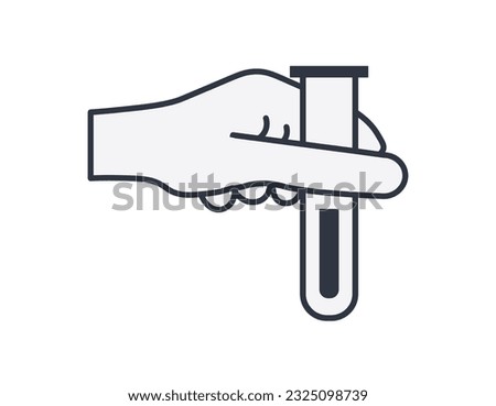 Isolated Sampling Site Symbol. Concept of Medical Devices
