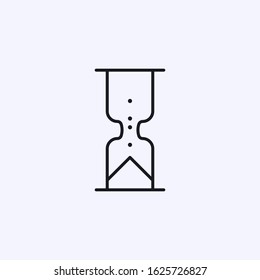 Isolated sand clock icon inside