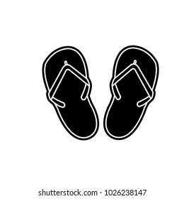 Isolated sandals design