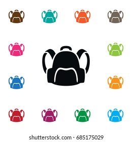 Isolated Satchel Icon. Backpack   Vector Element Can Be Used For Backpack, Bag, Sack Design Concept.