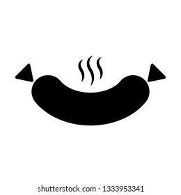 Isolated sausage icon image. Vector illustration design