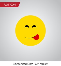 Isolated Savoring Flat Icon. Delicious Food Vector Element Can Be Used For Savoring, Delicious, Food Design Concept.