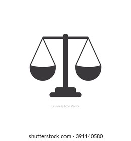 Isolated scale icon on a white background