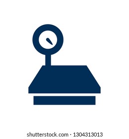 Isolated scale icon symbol on clean background. Vector weight element in trendy style.