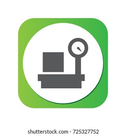 Isolated Scales Icon Symbol On Clean Background. Vector Balance Element In Trendy Style.