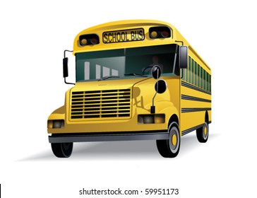 Isolated School Bus