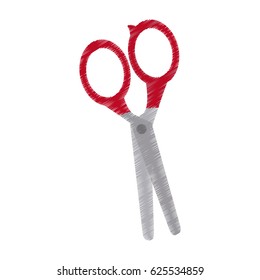 isolated scissors icon image 