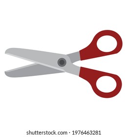 Isolated scissors icon School supplies Vector illustration