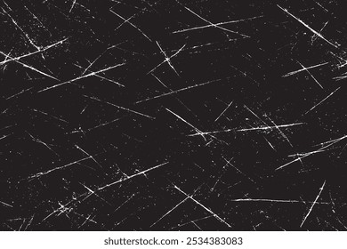 Isolated Scratch Marks on a Black Background