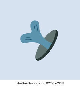 isolated sea fish tail logo