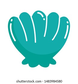 Isolated sea shell design vector illustration