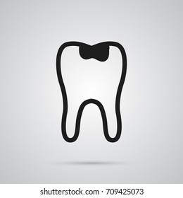 Isolated Seal Icon Symbol On Clean Background. Vector Caries Element In Trendy Style.