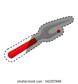Isolated seam ripper icon vector illustration graphic design