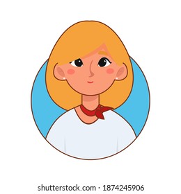 Isolated secretary woman professions jobs icon logo- Vector