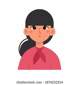 Isolated secretary woman professions jobs icon- Vector