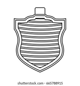 isolated security shield