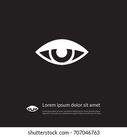 Isolated See Icon. Vision Vector Element Can Be Used For See, Eye, Vision Design Concept.