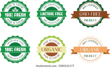 Isolated Set of label templates