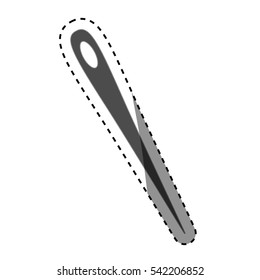 Isolated sewing pin icon vector illustration graphic design