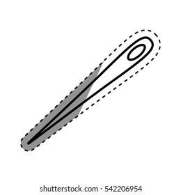 Isolated sewing pin icon vector illustration graphic design