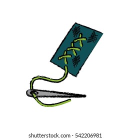 Isolated sewing pin icon vector illustration graphic design