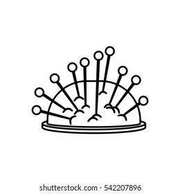 Isolated sewing pins icon vector illustration graphic design