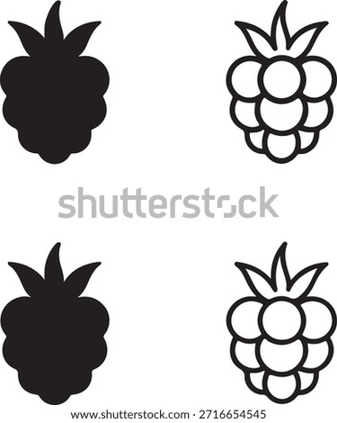 Isolated Shadowberry Fruit Icon, Shadowberry Fruit Shape, Shadowberry Fantasy Berry Design, Berry Fruit Icon For Creative Use, Solid Black Berry Icon, Clean Vector Illustration