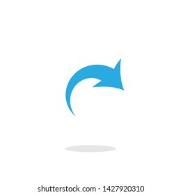 Isolated share icon on white background vector Eps10