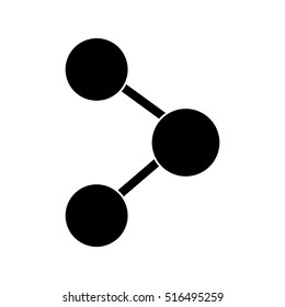 Isolated share symbol design