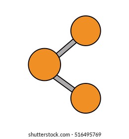 Isolated share symbol design