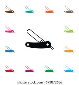 Isolated Sharp Icon. Shaving Vector Element Can Be Used For Shaving, Blade, Sharp Design Concept.