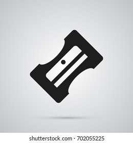Isolated Sharpener Icon Symbol On Clean Background. Vector Supplies Element In Trendy Style.